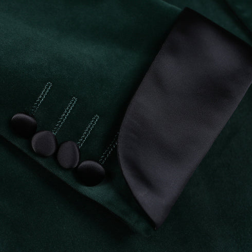 Gothic Green Velvet Suit – Inspired by Formal Suit Blazers for Men Plus Size